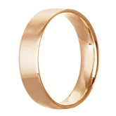 Кольцо обручальное из рыжего золота из коллекции "Традиционные" R100-H1T5W40 (245)